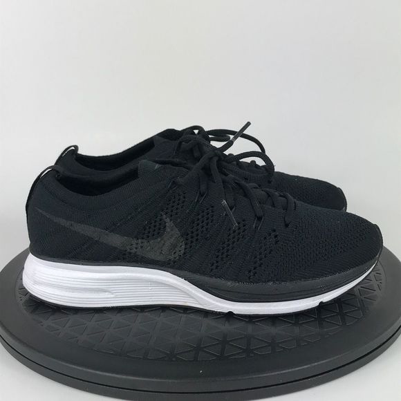Nike Flyknit Trainer Black Athletic Running Shoes AH8396-007 Women’s Size 5.5 - Picture 4 of 12